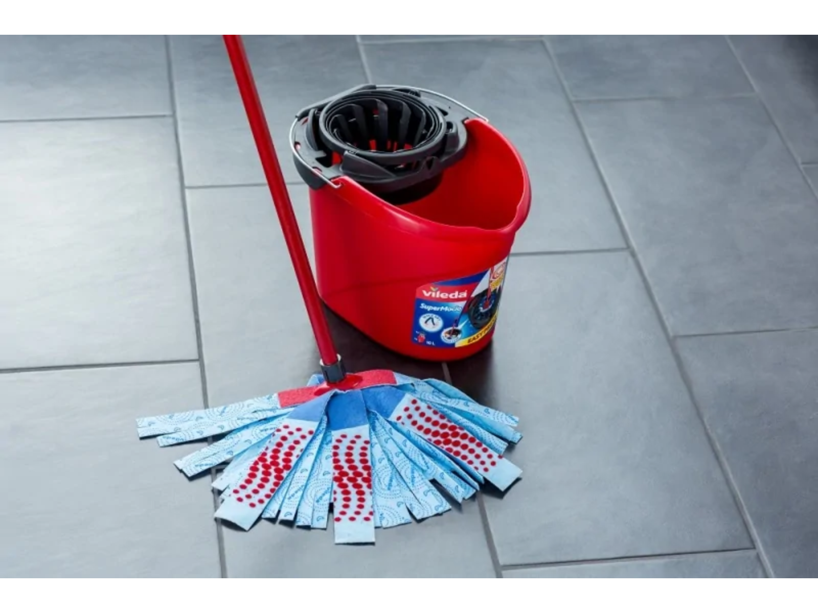 Mop 3ACTION VELOUR Vileda Mop+Kij 140008
